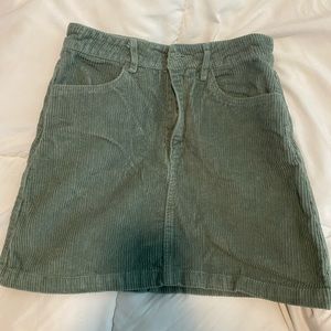 brand new corduroy mini skirt